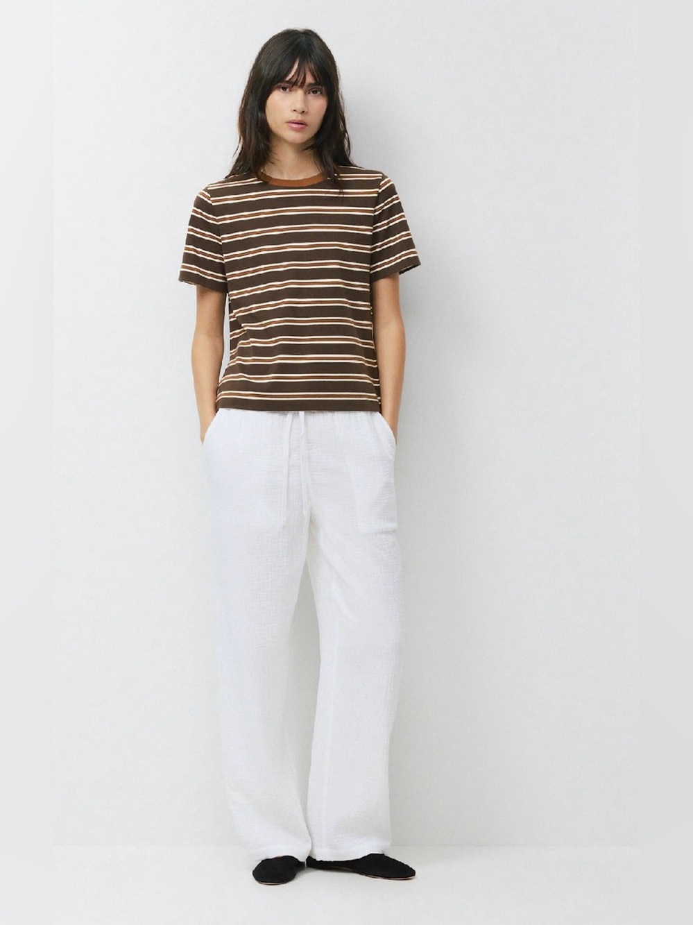 Little Moon Aritzia AirPlush Cotton Sail Pant, Size M